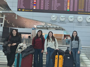 Alunas do AE de Porto de Mós iniciam aventura Erasmus+ em Avezzano