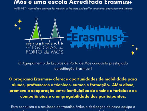 O Projeto Erasmus+ AE de Porto de Mós