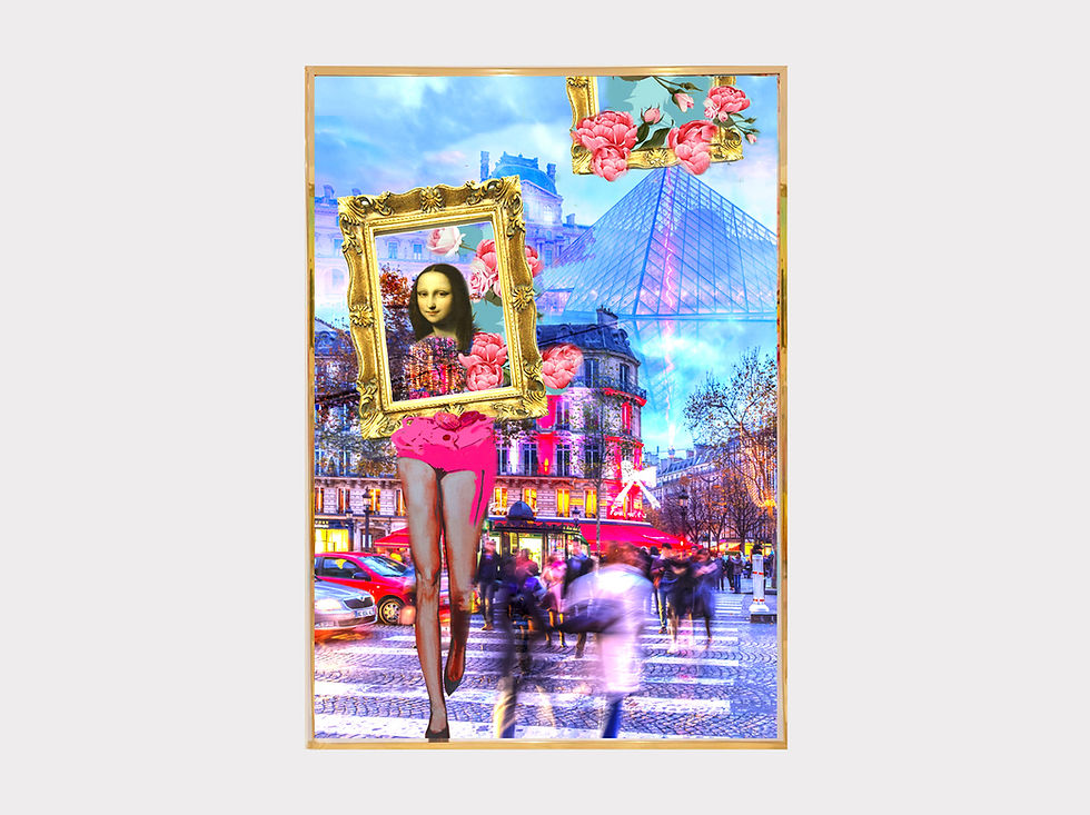 Can't Stop Her Now - 163x112 cm | 64x44 in - One of a kind