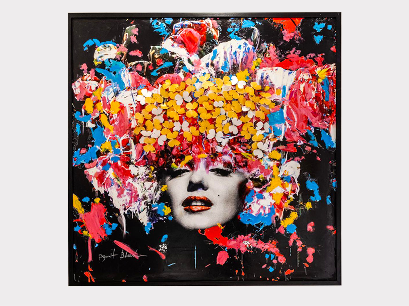 Look at Me Now - 115x115 cm | 45x45 in - One of a kind