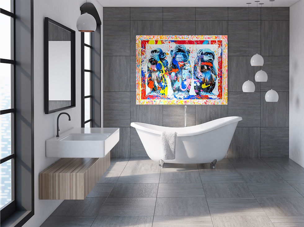 Thumbnail: Politically Correct - 120x80 cm | 47x31 in - One of a kind