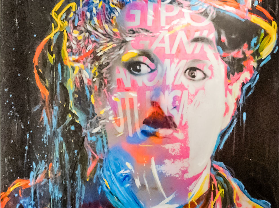 Thumbnail: Je Suis Charlie - 162x90 cm | 54x35 in - One of a kind