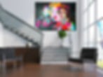 Thumbnail: Power Girl - 160x112 cm | 63x44 in - One of a kind