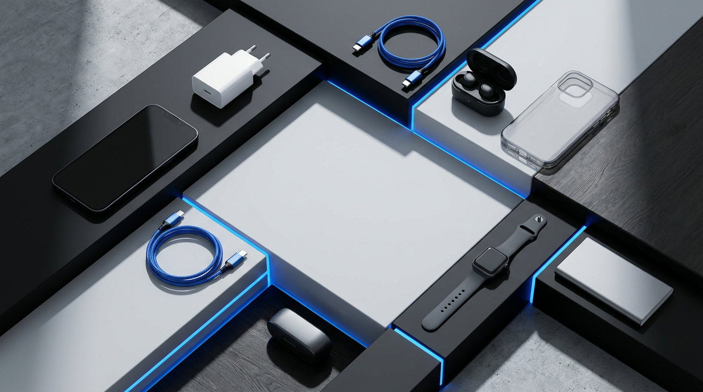 A selection of Nuvoteq electronic accessories