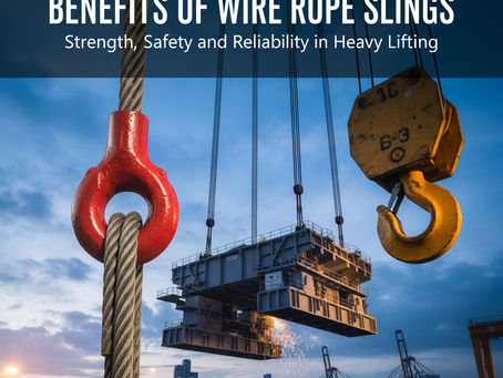 Benefits of Wire Rope Slings: Strength, Safety and Reliability in Heavy Lifting