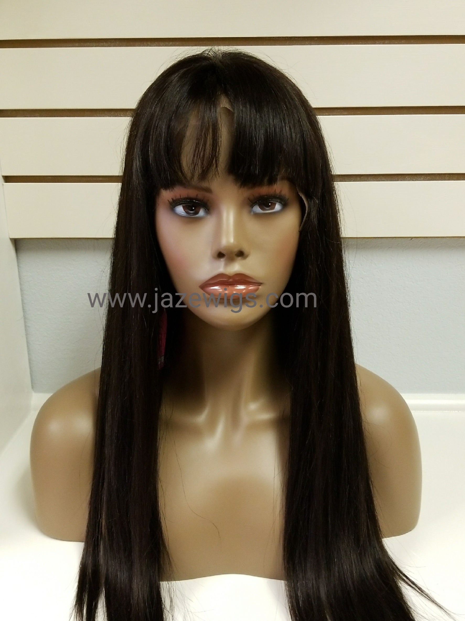 20" Full Lace Straight Bang