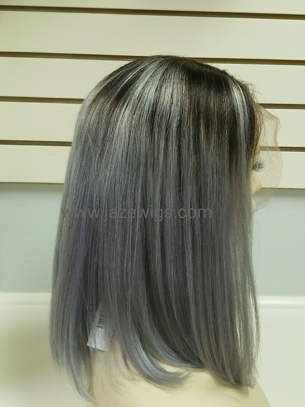 Thumbnail: 12" Lace Front Dark Root G1