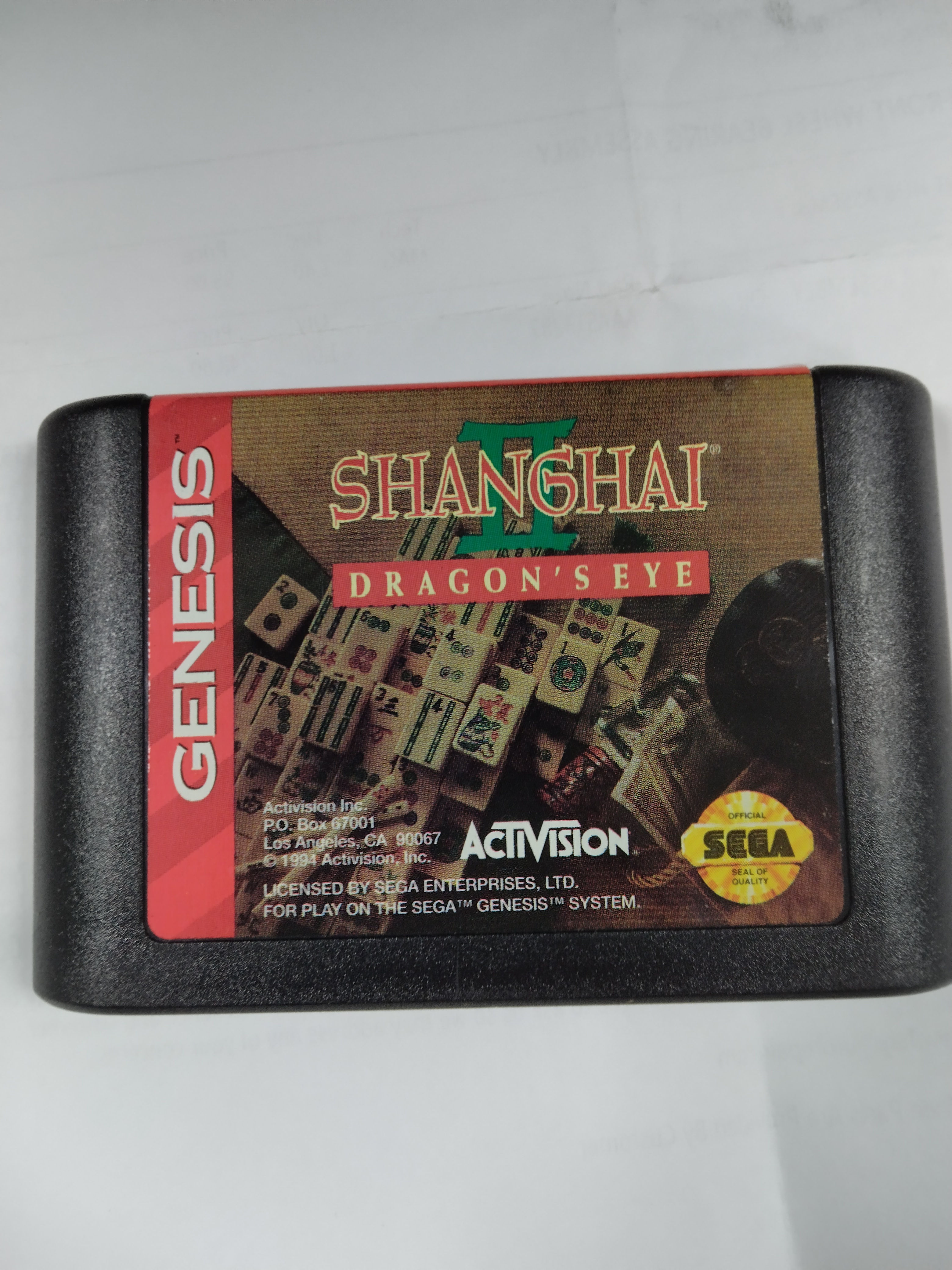 Shanghai II: Dragon's Eye