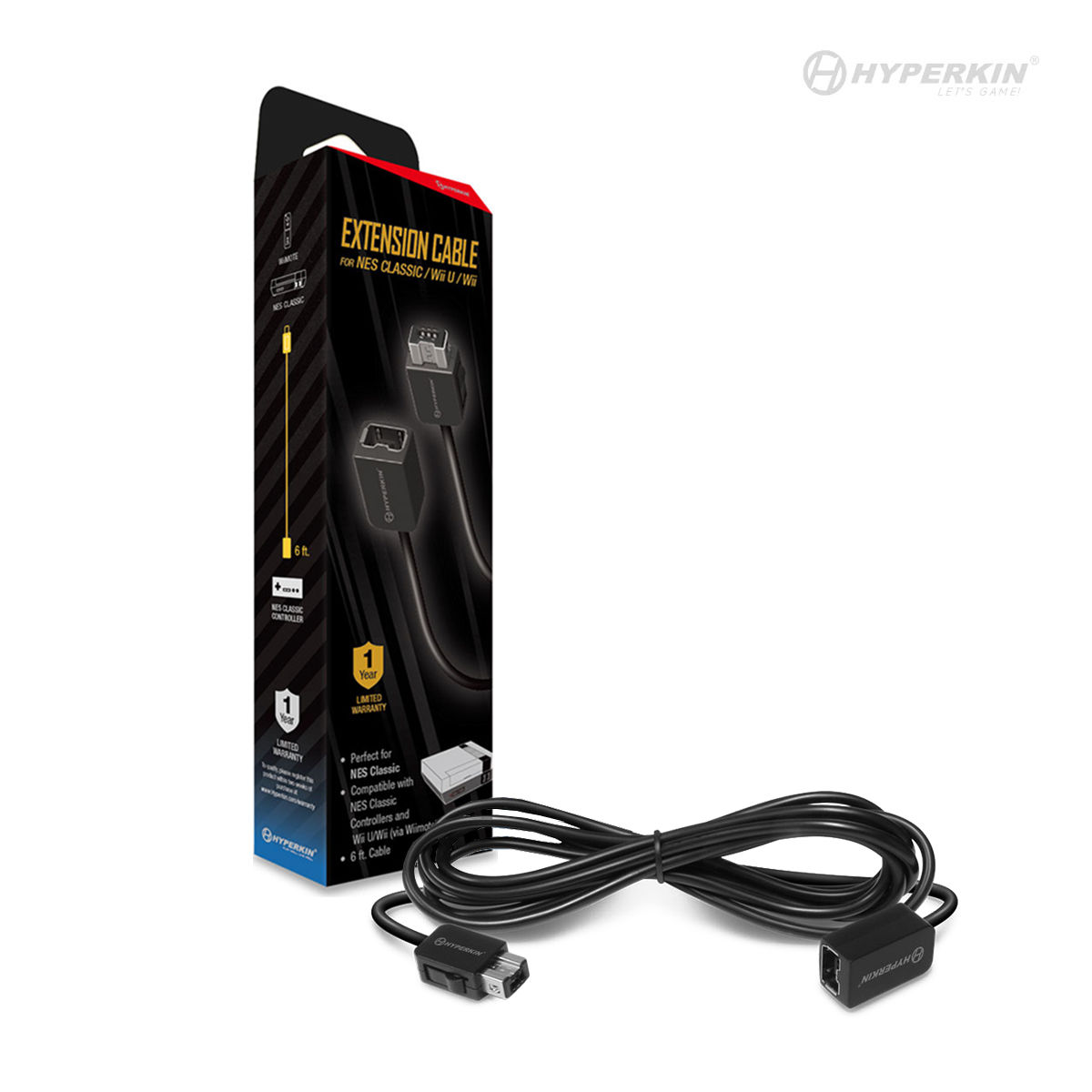 Extension Cable (6 ft) for NES Classic / SNES Classic