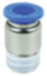 Round Body Male Stud Coupling (BSPT)