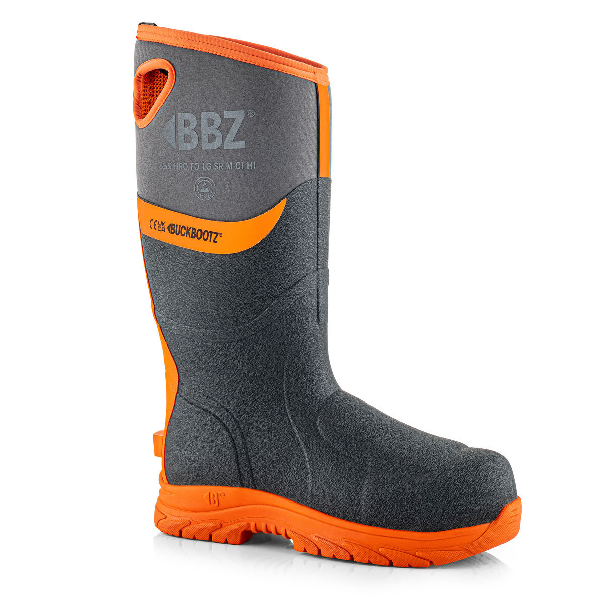 BBZ9000 Buckbootz Grey & Orange