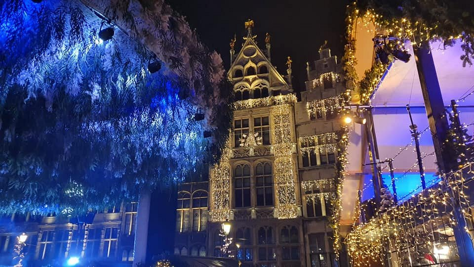 Christmas Grand Place in Brussels