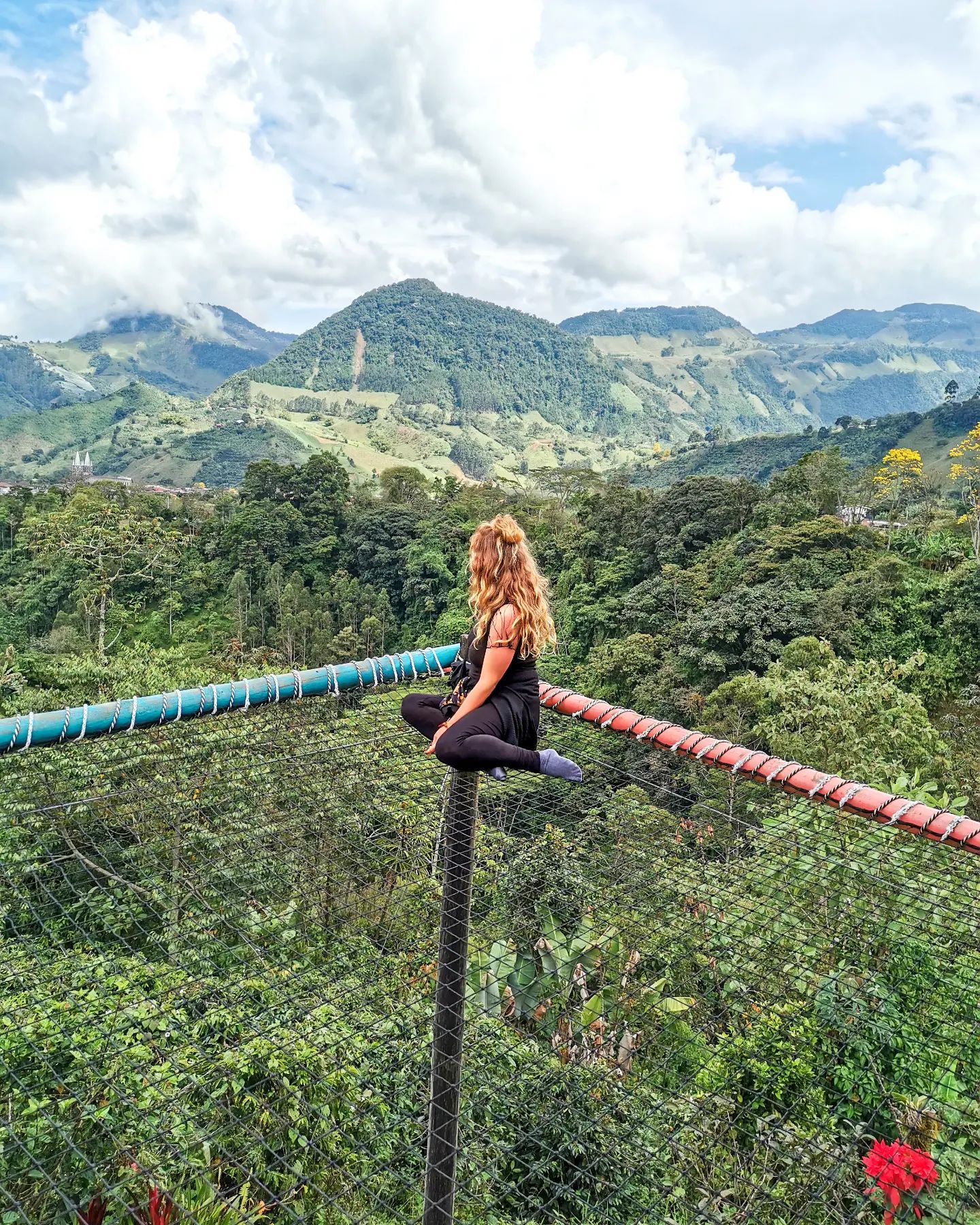 Solo traveler in Jardin Colombia