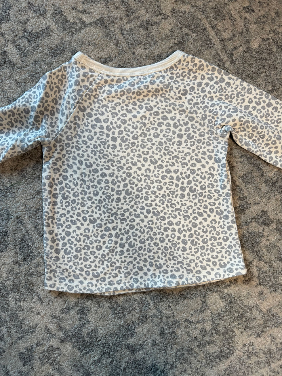Thumbnail: Grey Animal Print Sweatshirt XS (4/5)