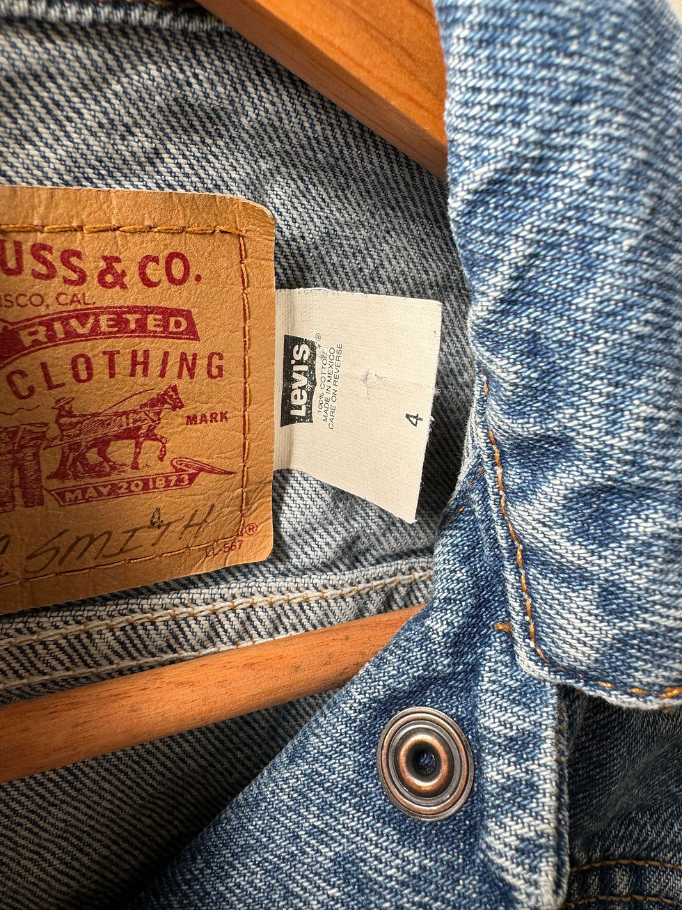 Thumbnail: Levi's Jean Jacket in Vintage Blue Denim