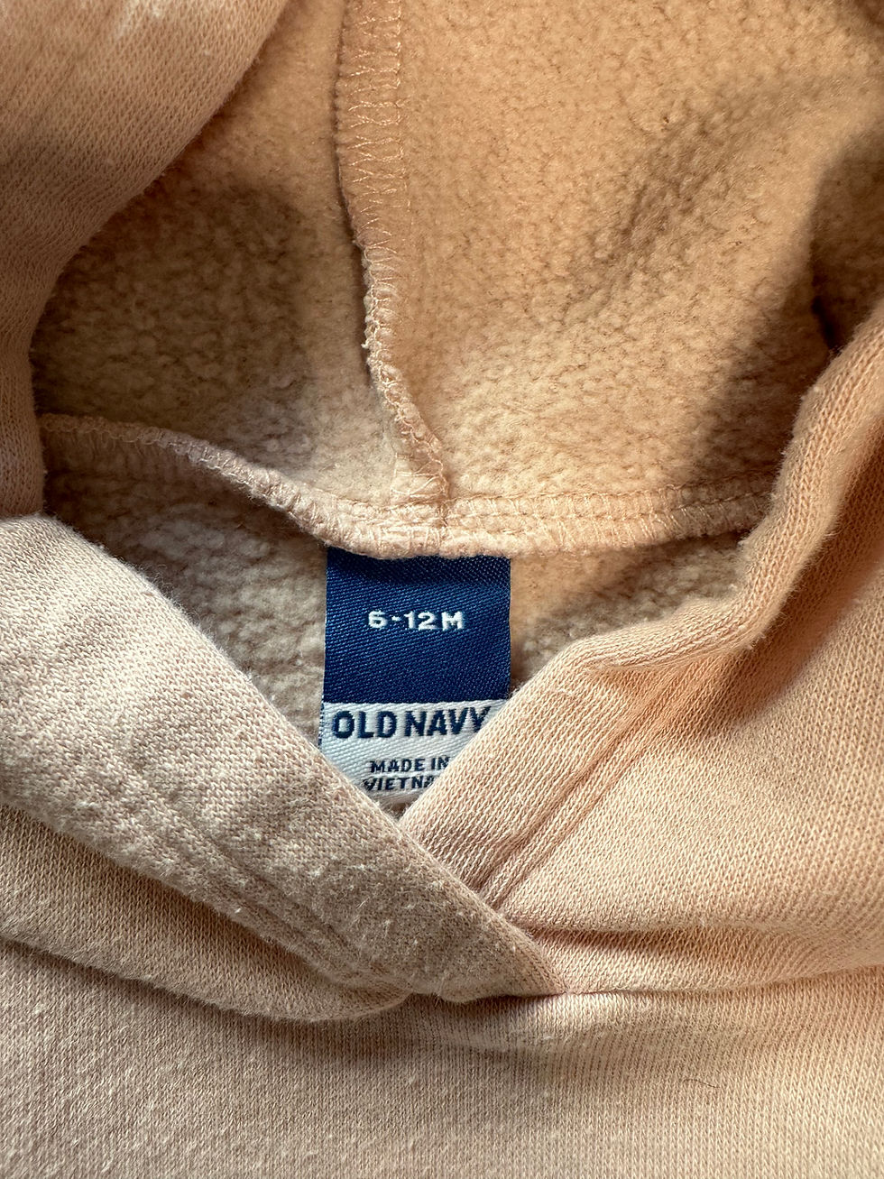 Thumbnail: Blush Infant Hoodie (6 months)