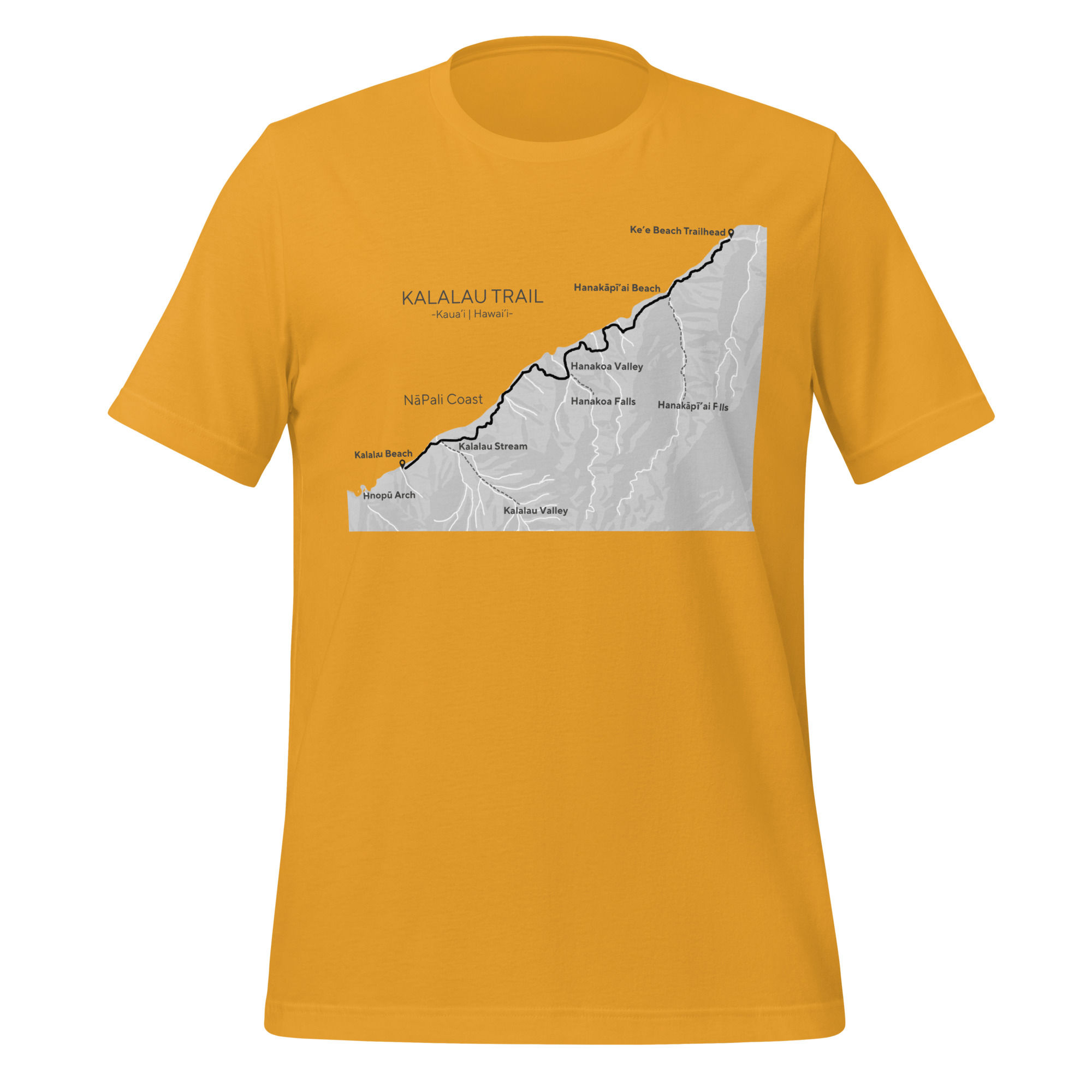 Kalalau Trail T-Shirt - Dark on Light