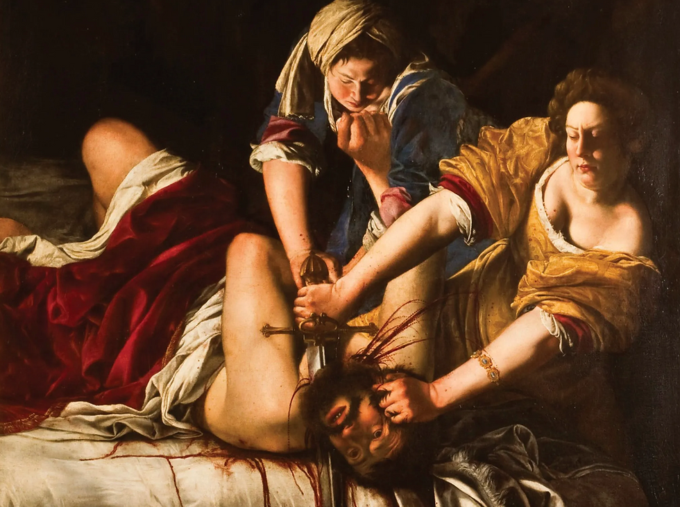 Artemisia Gentileschi’s Judith Slaying Holofernes