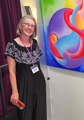 Painting is how I process and communicate to the world. My work is my voice for the feelings and emotions I struggle to speak and find words for. But I am more than just a painter. I am a daughter, a wife, a mother, a teacher and even a youth basketball coach. I love to visit new places and learn and see new things. I enjoy being in nature, from listening to the waves at the beach to feeling the wind rustle through the forest. My experiences from these other parts of my life inspire my work, giving me a voice to share and connect with others through my art. The intense emotions of motherhood - love, sleepless nights, connection, the intense emotions of depression and loneliness, and the intense emotions of simply living - finding joy, spirituality and friendship.