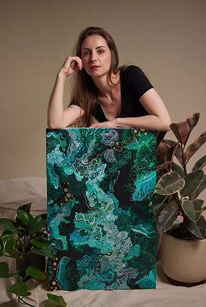 Vee BKL is an abstract visual artist based in Australia. Her artistic process begins with inspiration drawn from natural shapes, textures, and colour combinations encountered during her walks and travels. The unpredictability of her materials lends an organic spontaneity to her work, while her detailed linework, executed with Posca and alcohol pens, introduces precision and balance.
Vee’s compositions are both meditative and immersive, inviting viewers to pause and uncover new perspectives within the intricate layers of color and form. Her art resonates with emotional depth, offering a sensory journey that blends natural beauty with the complexity of human experience, creating a space for personal reflection and connection.