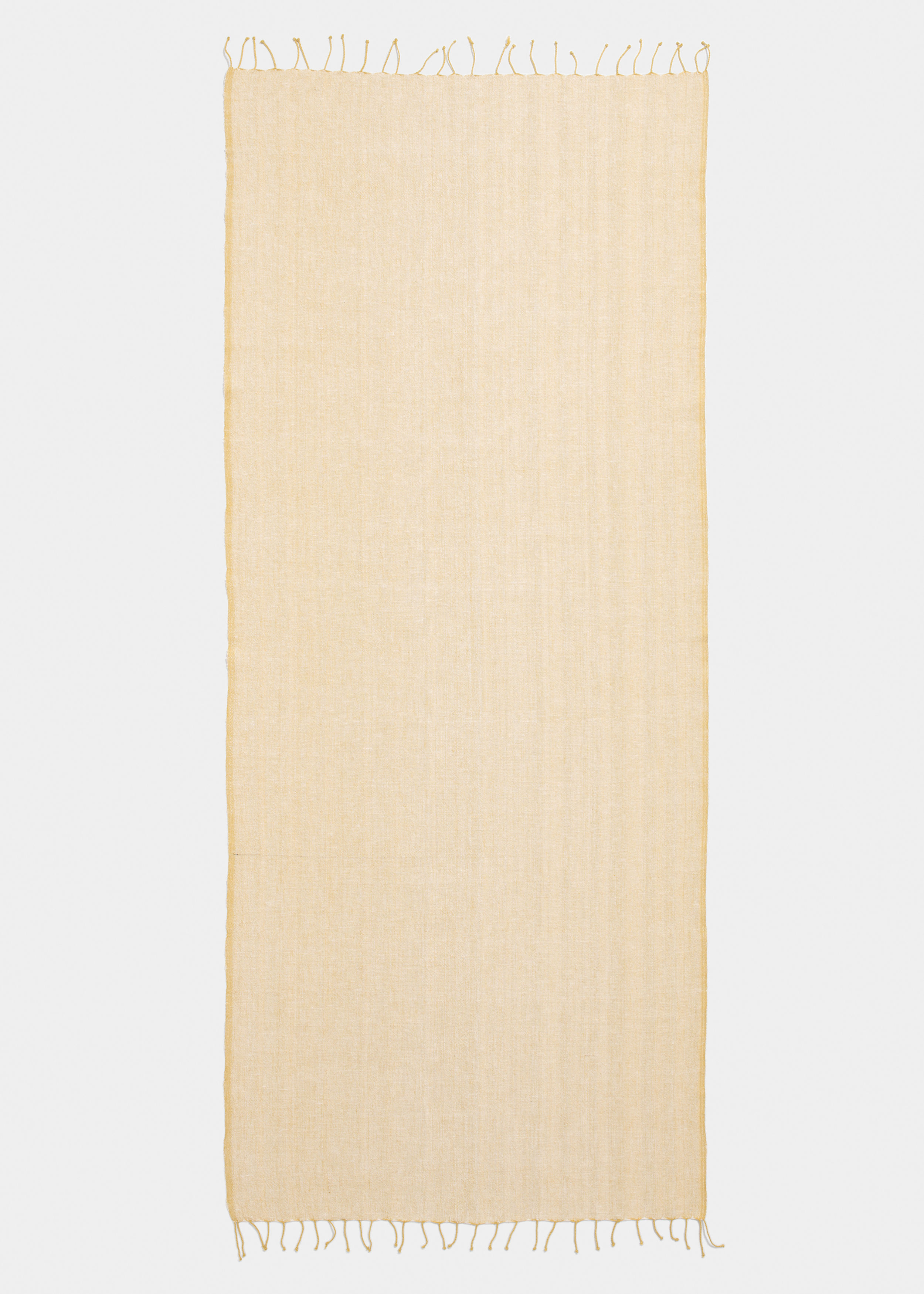 Whole Meda scarf in yellow color design