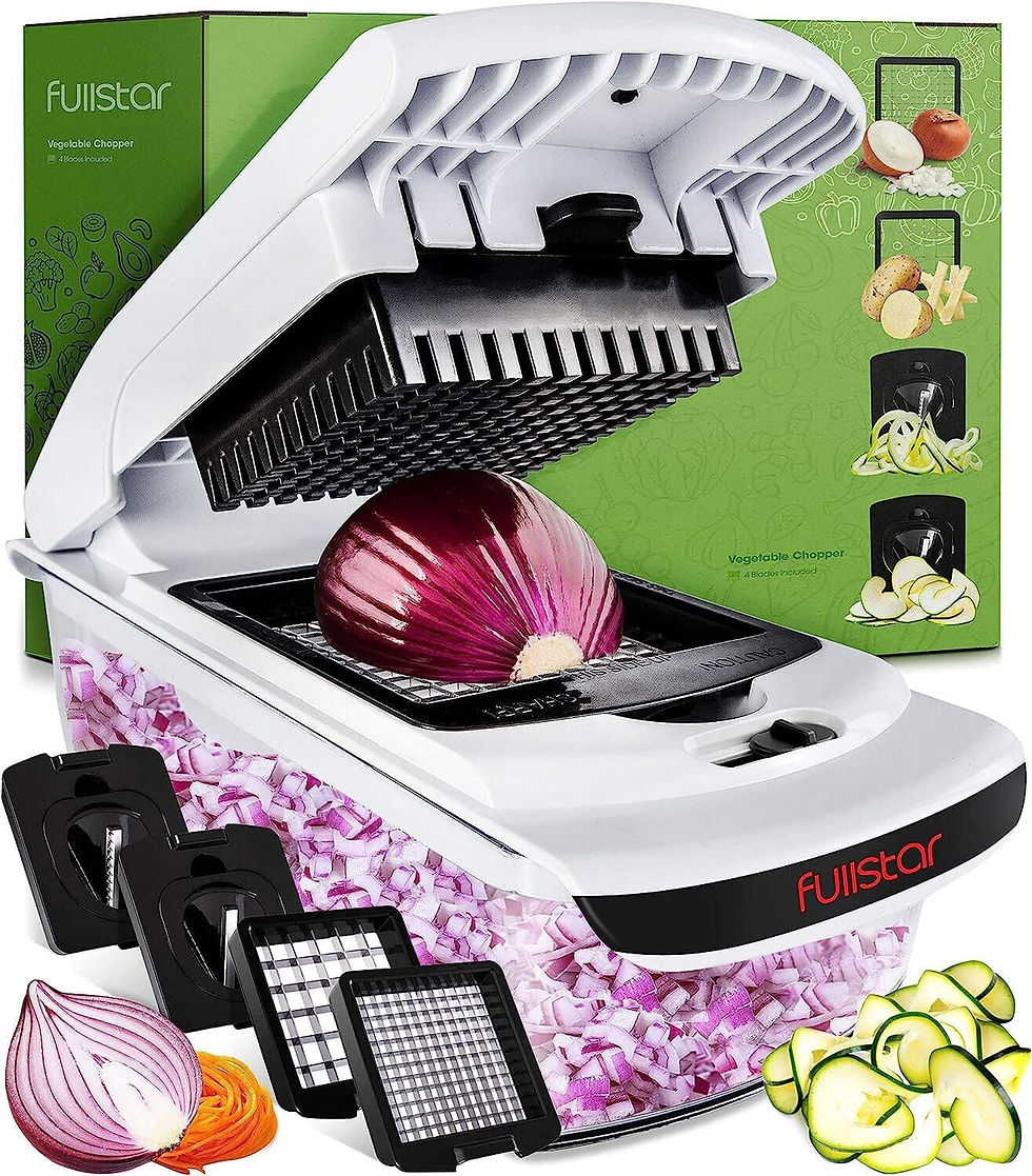 Thumbnail: Fullstar Vegetable Chopper - Spiralizer Vegetable Slicer - Onion Chopper with C