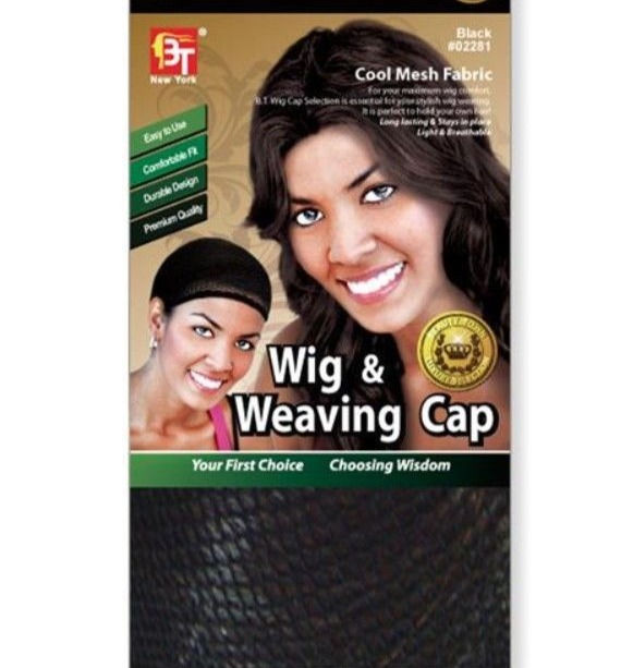 BT Wig & Weaving Net Cap Black