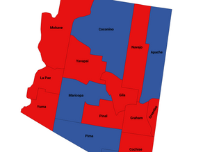 2022 Arizona Gubernatorial Election Results by County