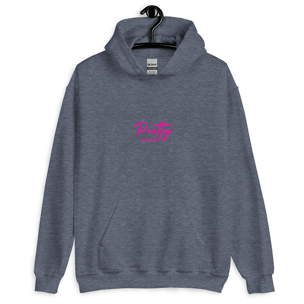 Thumbnail: Pretty Assassin Unisex Heavy Blend Hoodie | Gildan 18500