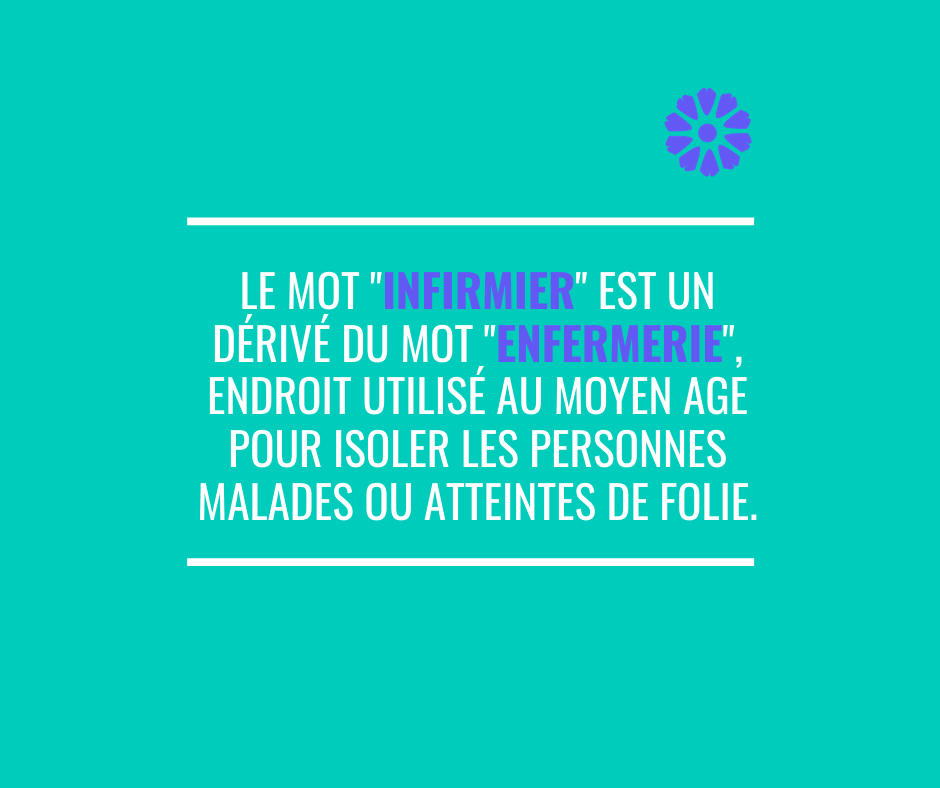 étymologie du mot infirmier