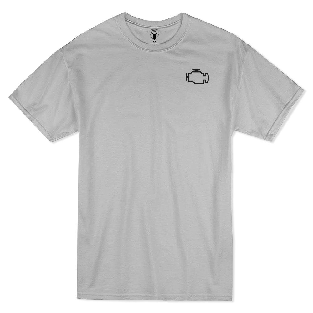 Check Engine Light - Grey Unisex T-Shirt