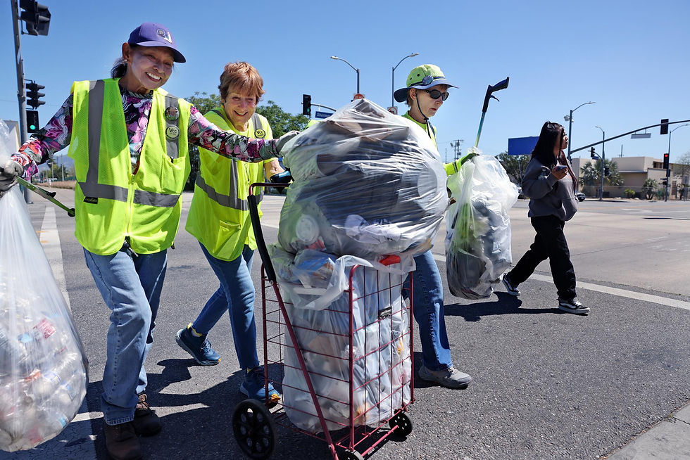 Keep it Clean COS and Richards Rubbish Roundup Clean Downtown!