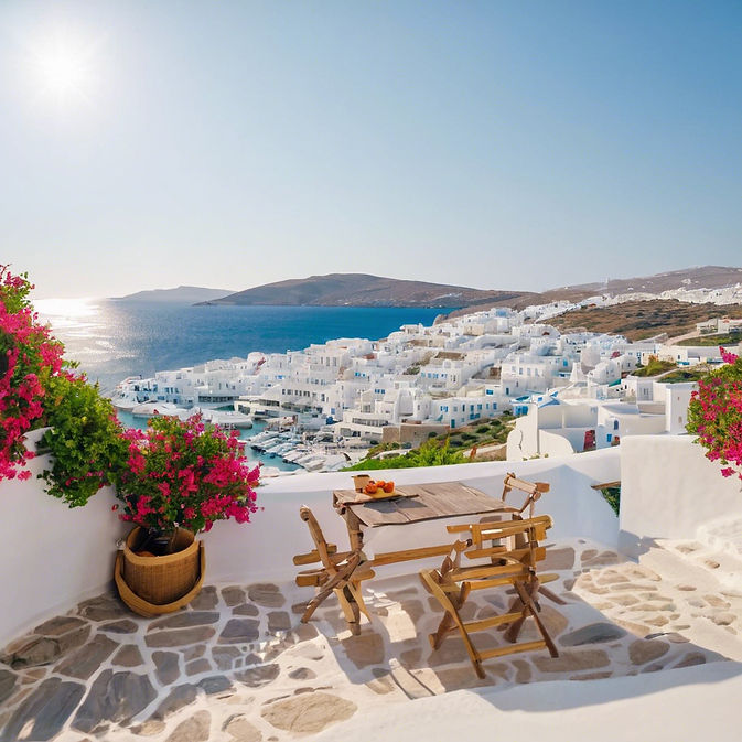 mykonos view