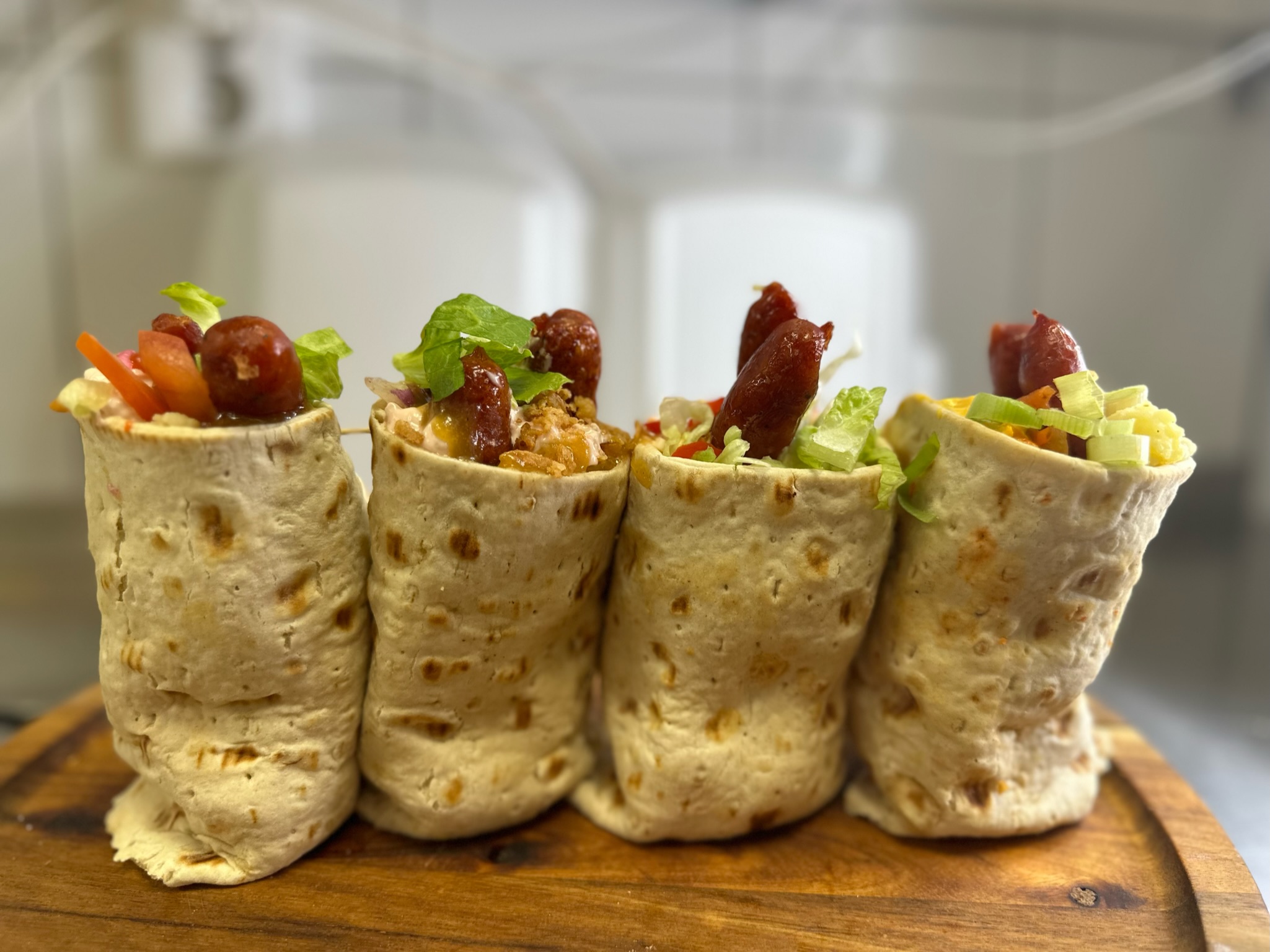 Arranged Food and Objects