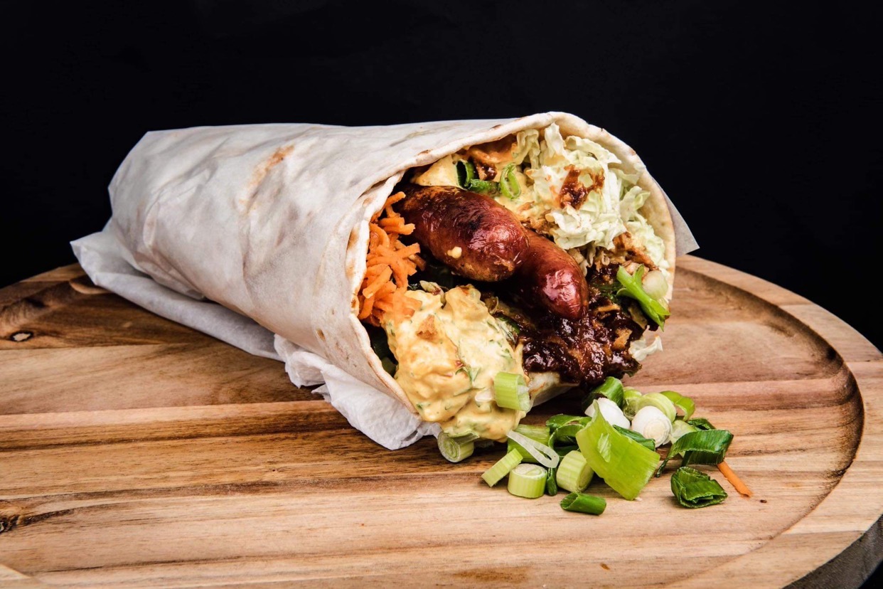 Arranged Food and Objects