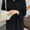 Thumbnail: Casual Linen Cotton Loose Long Sleeve Midi Length Blouse