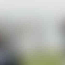 Bride and groom cheer after kiss