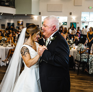 Bride dancing with the father of the bride.