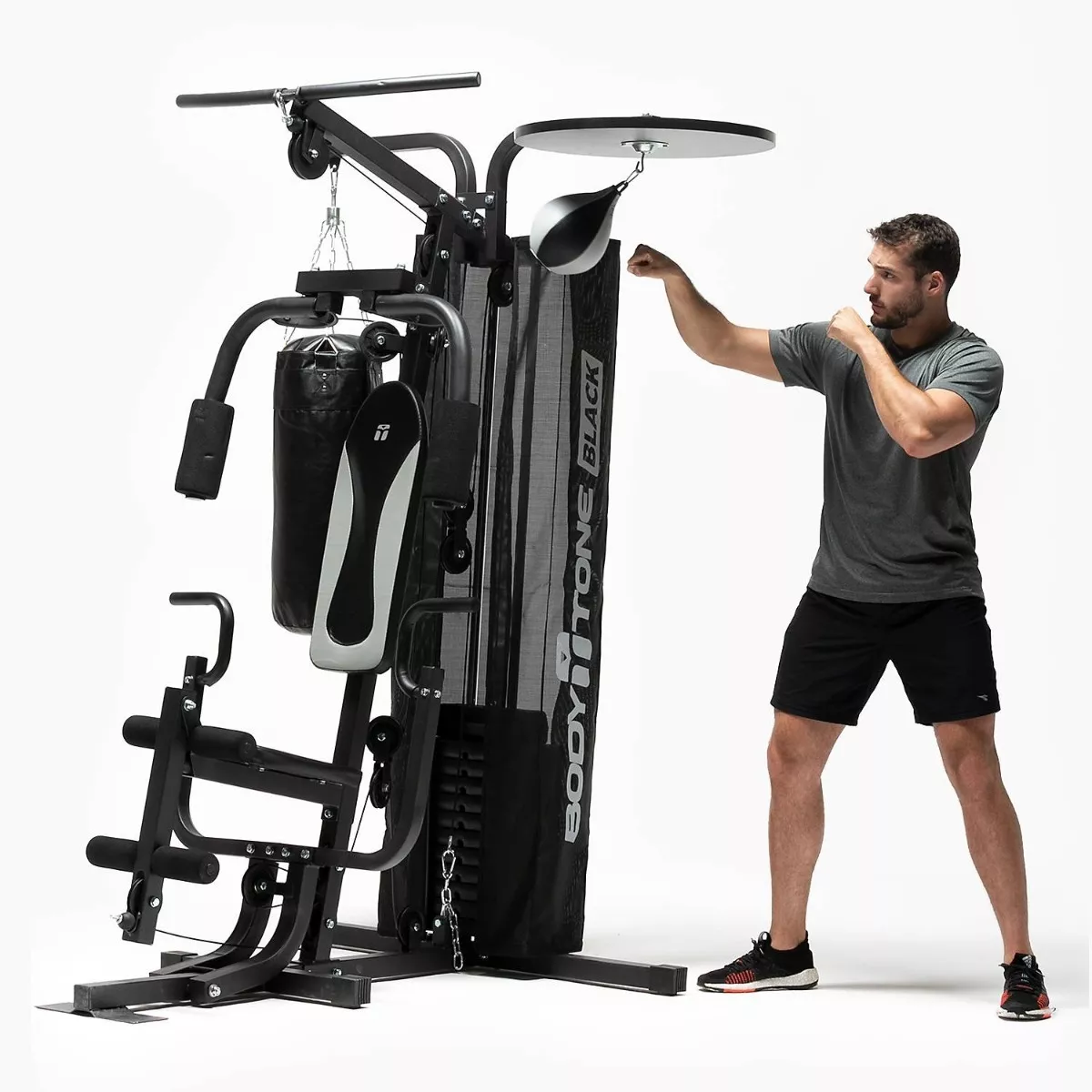 Home Gym Bodytone Multi Estacion Banco Funcional Saco De Box