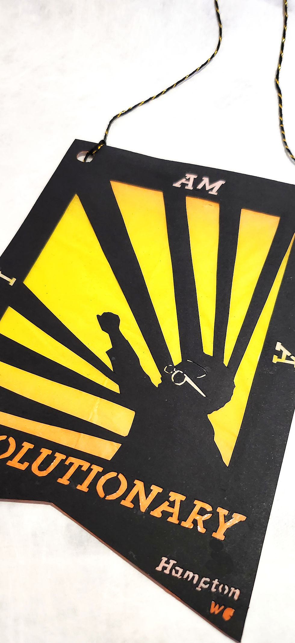Thumbnail: Paper cut Banner- I am a revolutionary