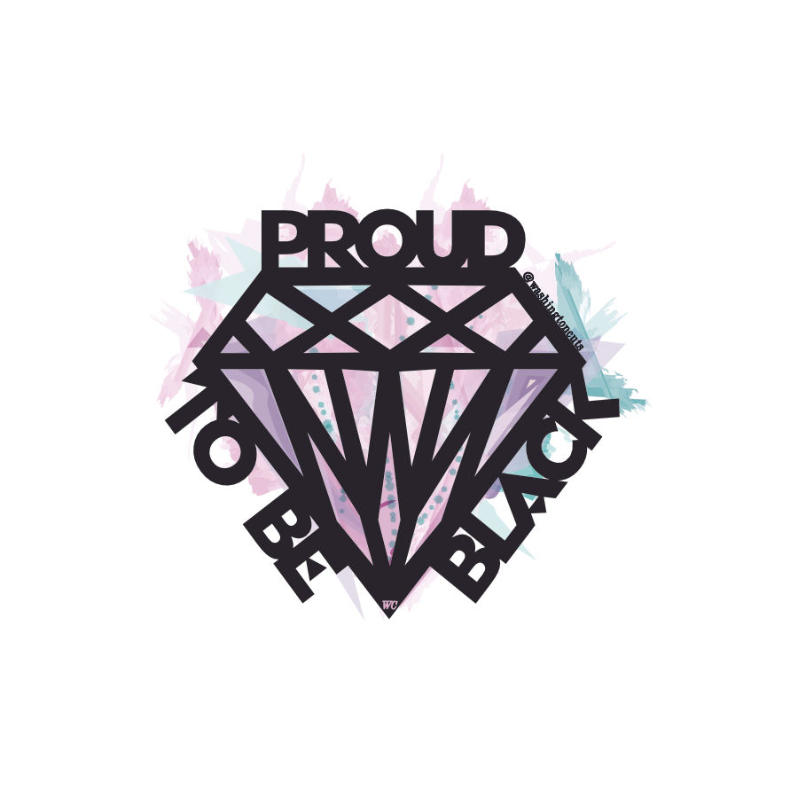 Thumbnail: Proud to be Black Holographic Sticker