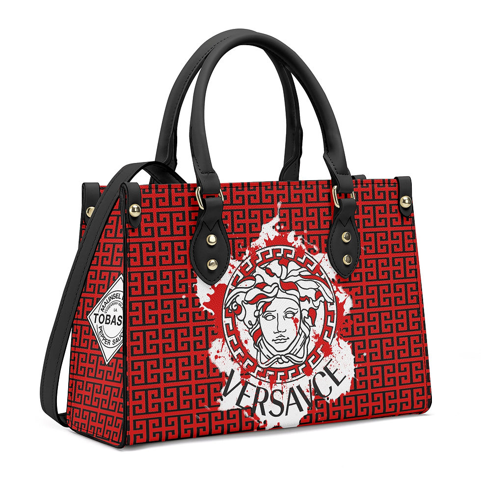VERSAUCE Bag (Red on Black)