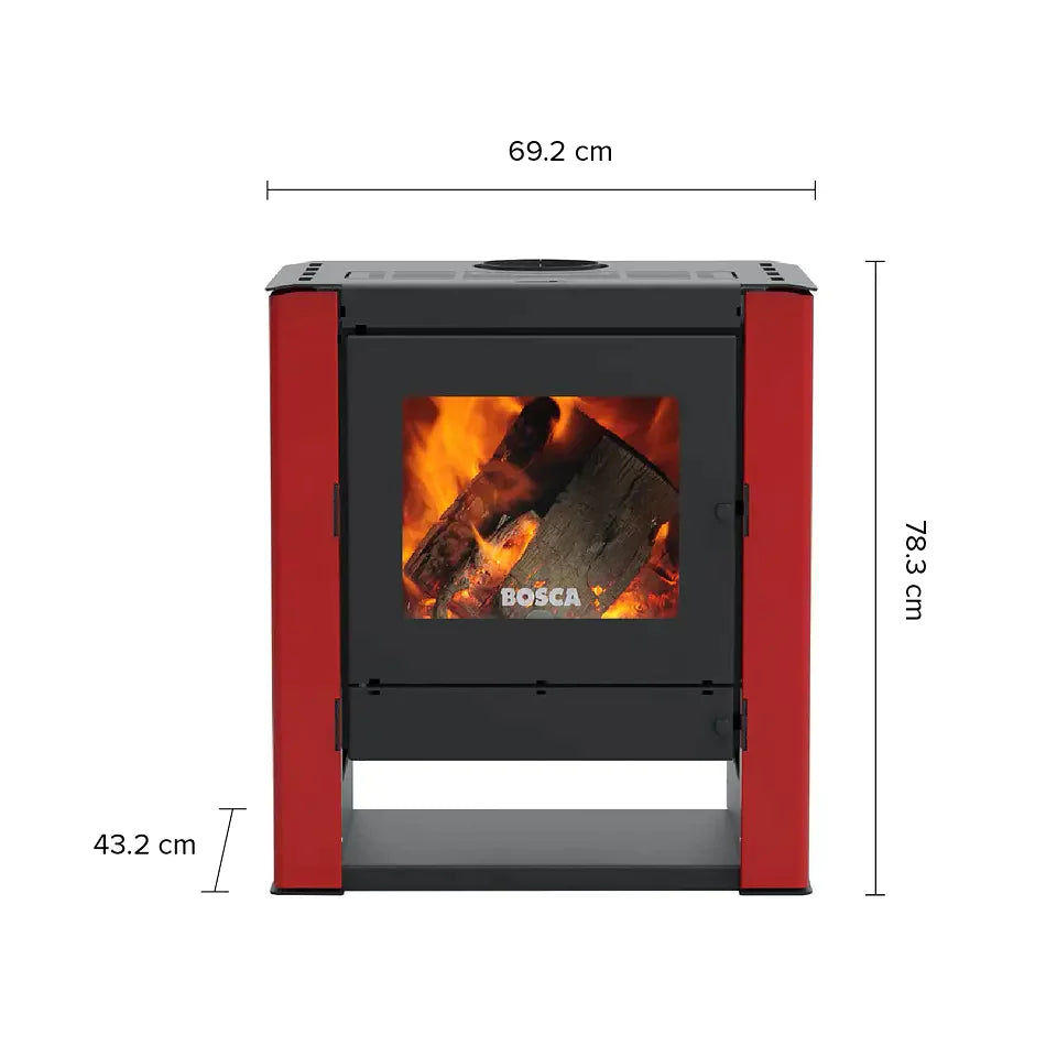 CALEFACTOR BOSCA A LEÑA GOLD 500 BURDEO CERT.