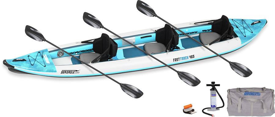 Miniatura: SEA EAGLE 465FT FAST TRACK PRO INFLATABLE KAYAK PACKAGE