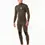 Miniatura: RIP CURL MENS FLASHBOMB FUSION 3/2MM ZIP FREE WETSUIT DEEP ROCK FRONT