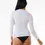 Thumbnail: RIP CURL WOMEN'S WHITE WASH LONG SLEEVE UV RASH VEST WHITE BACK