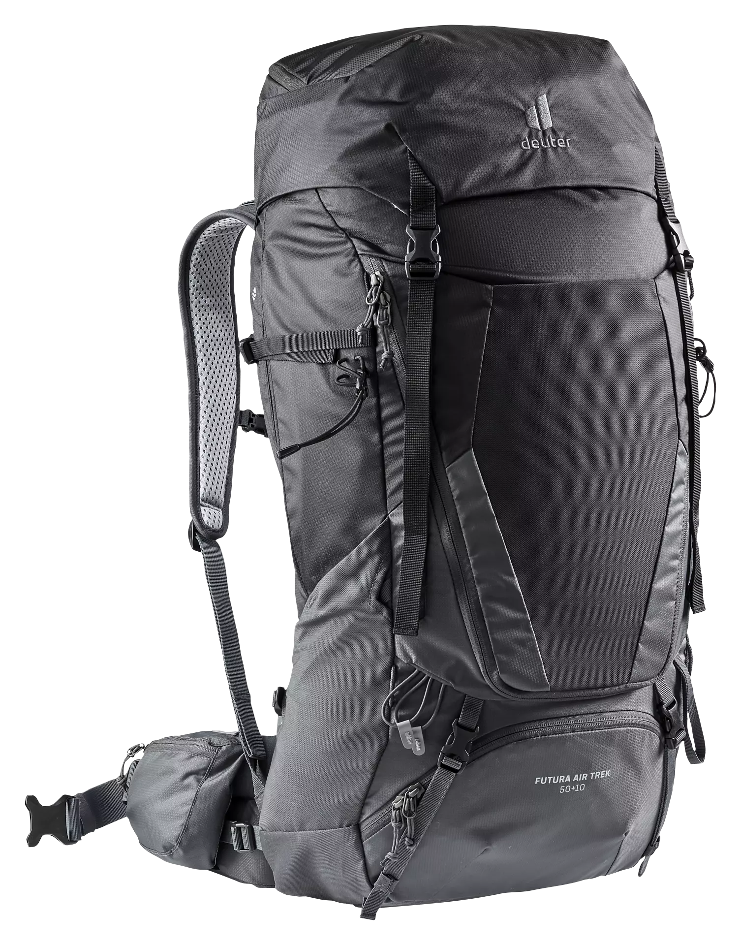 DEUTER FUTURA AIR TREK 50 +10 MEN'S TREKKING BACKPACK BLACK