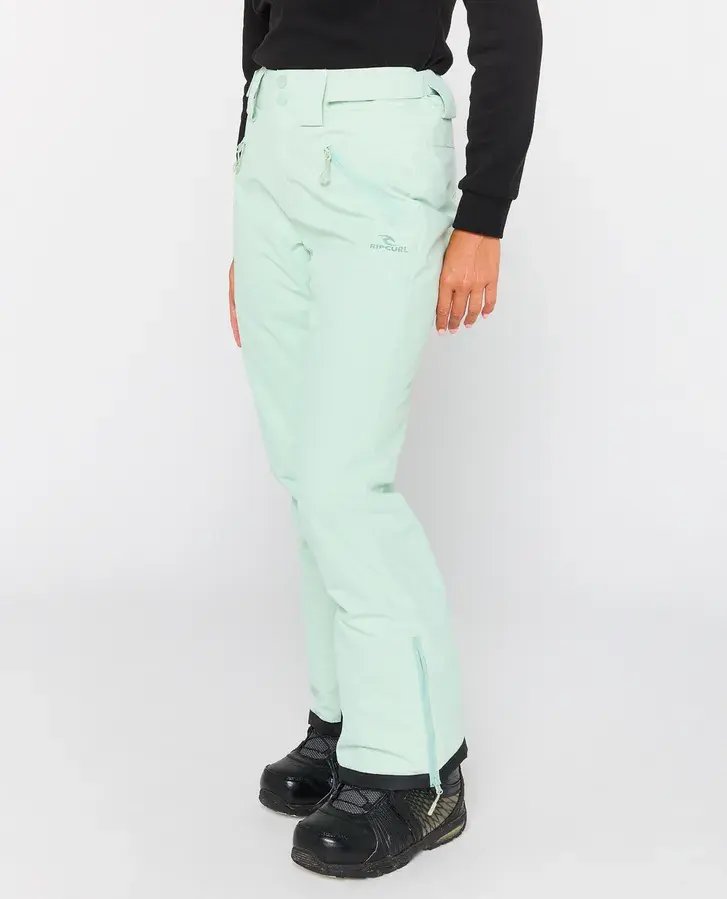 Thumbnail: RIP CURL WOMEN'S ANIT-SERIES RIDER 10K/10K SNOW PANT MOSS SIDE VIEW