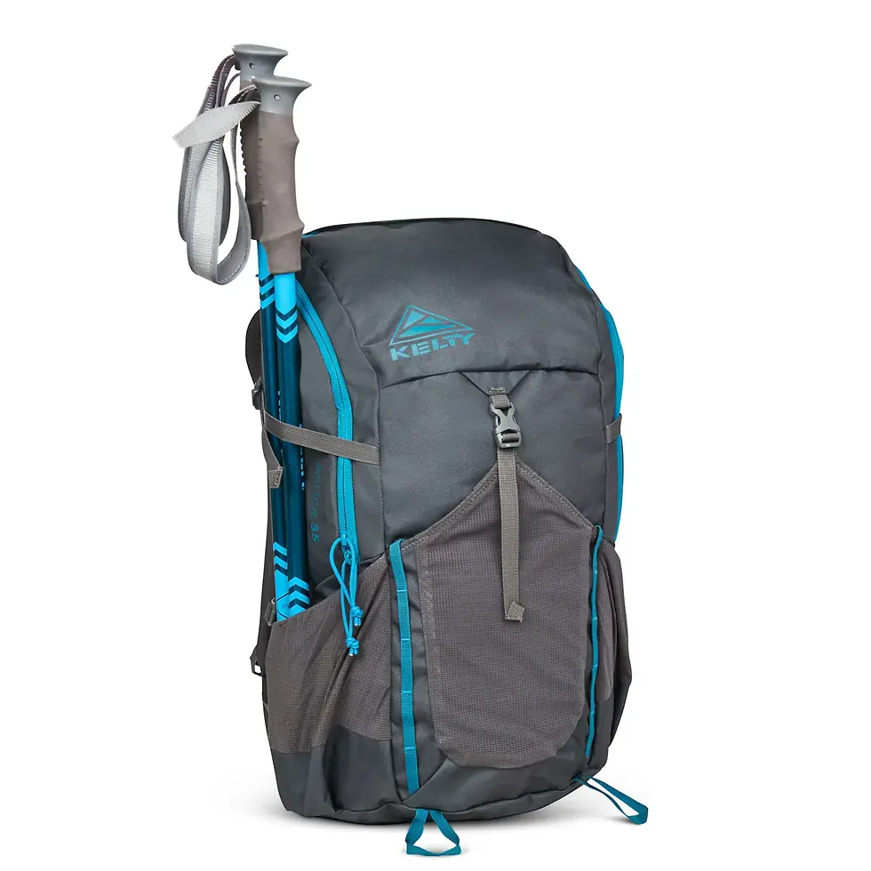 Thumbnail: KELTY ASHER 35 HIKING BACKPACK POLES ATTACHED