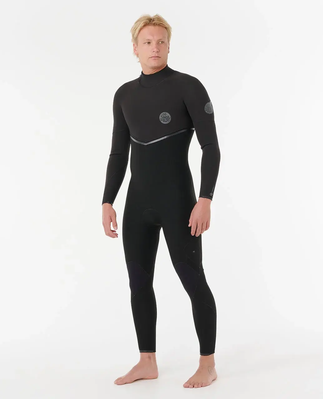 RIP CURL MENS E-BOMB 4/3 BACK ZIP WETSUIT